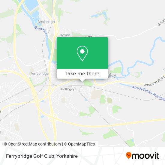 Ferrybridge Golf Club map