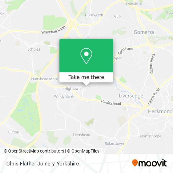 Chris Flather Joinery map