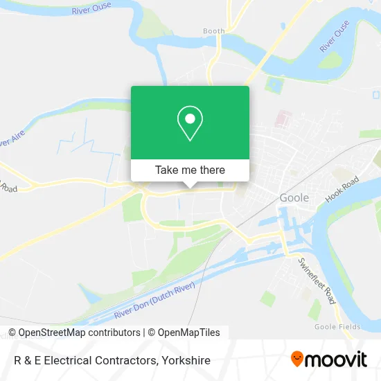R & E Electrical Contractors map