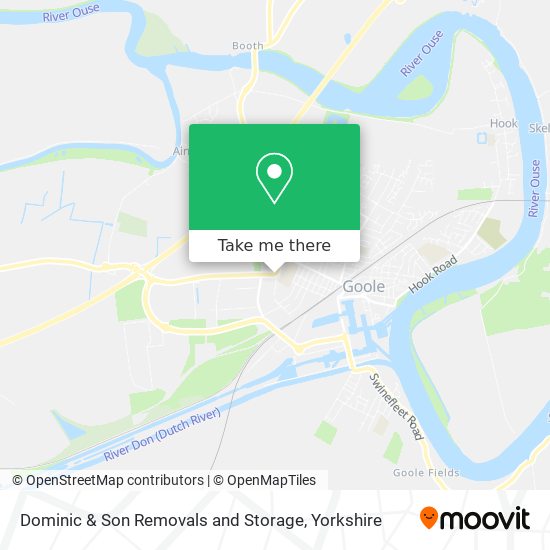 Dominic & Son Removals and Storage map