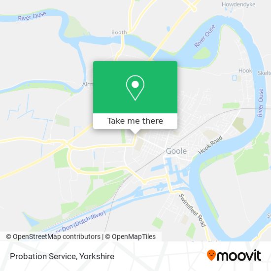 Probation Service map