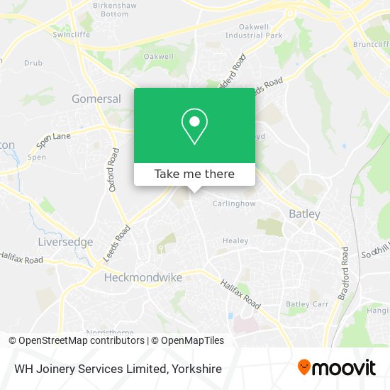 WH Joinery Services Limited map