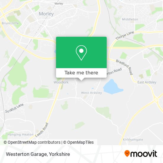 Westerton Garage map