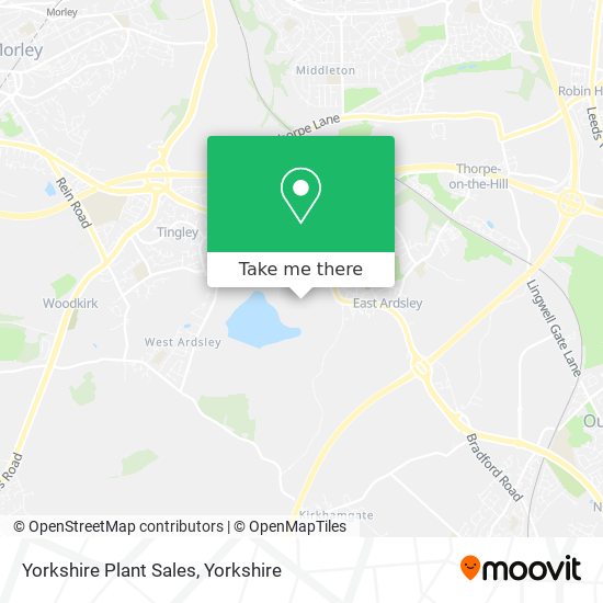 Yorkshire Plant Sales map