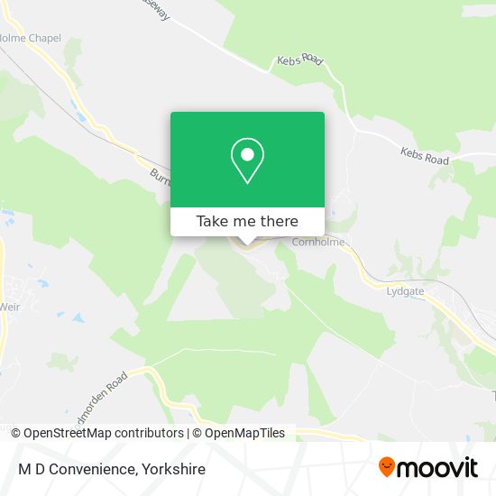 M D Convenience map