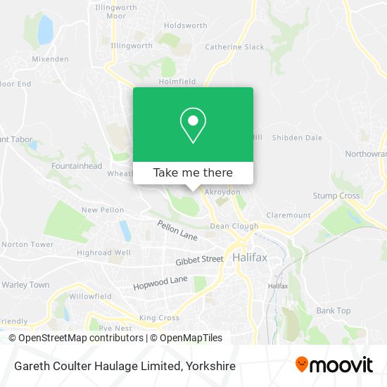 Gareth Coulter Haulage Limited map