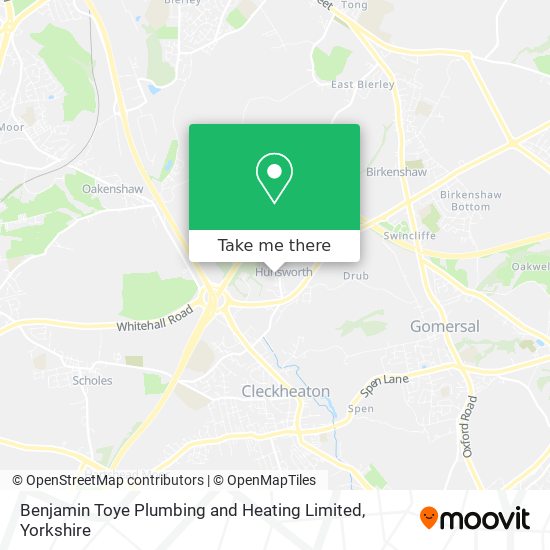 Benjamin Toye Plumbing and Heating Limited map