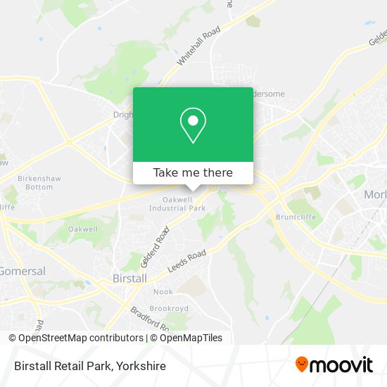 Birstall Retail Park map