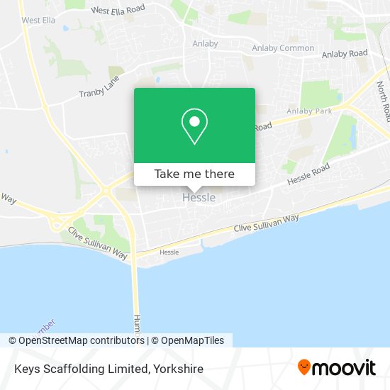 Keys Scaffolding Limited map