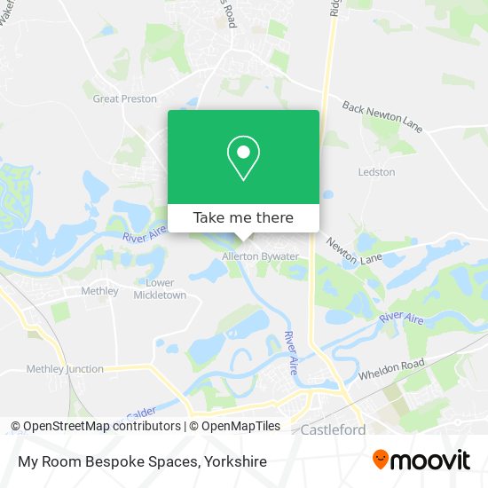 My Room Bespoke Spaces map