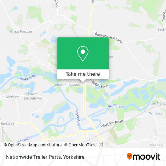 Nationwide Trailer Parts map