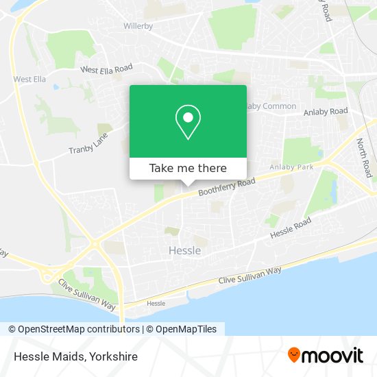 Hessle Maids map