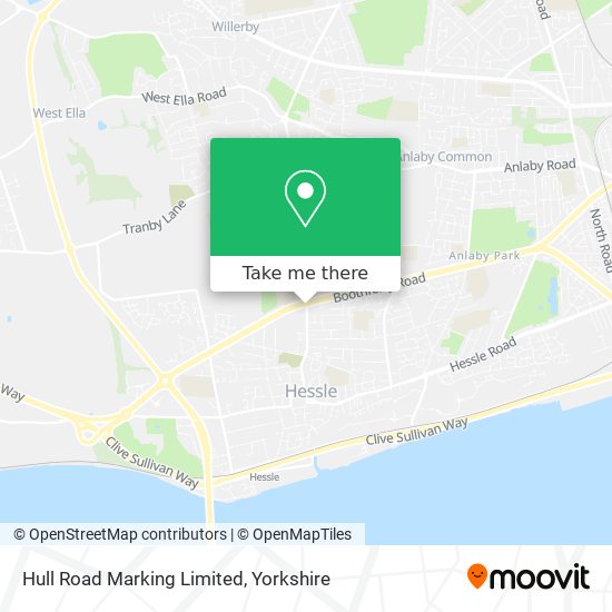 Hull Road Marking Limited map