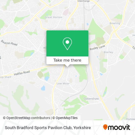 South Bradford Sports Pavilion Club map