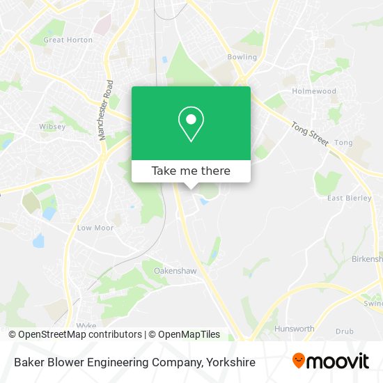 Baker Blower Engineering Company map