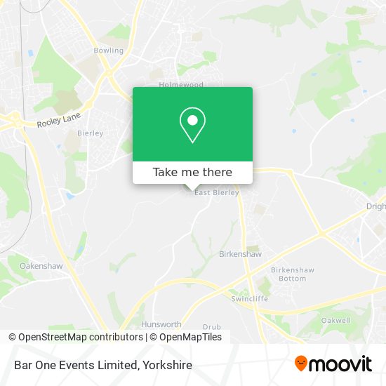 Bar One Events Limited map