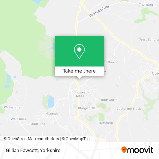 Gillian Fawcett map