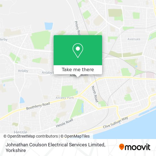 Johnathan Coulson Electrical Services Limited map