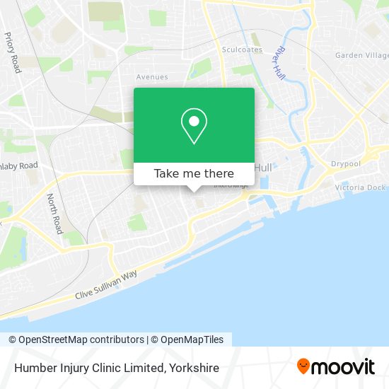 Humber Injury Clinic Limited map