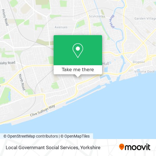Local Governmant Social Services map