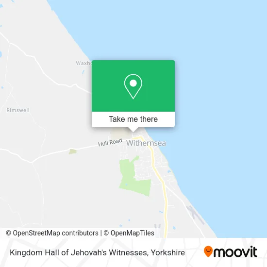 Kingdom Hall of Jehovah's Witnesses map