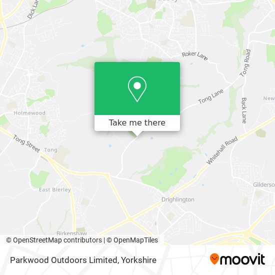 Parkwood Outdoors Limited map