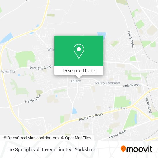 The Springhead Tavern Limited map