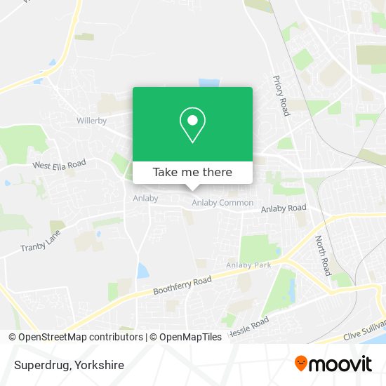 Superdrug map