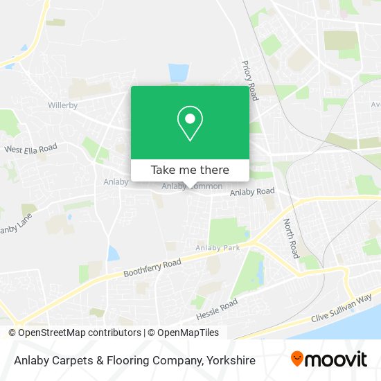 Anlaby Carpets & Flooring Company map