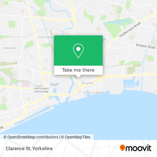 Clarence St map