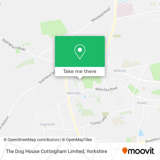 The Dog House Cottingham Limited map