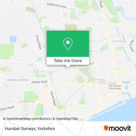 Humber Surveys map