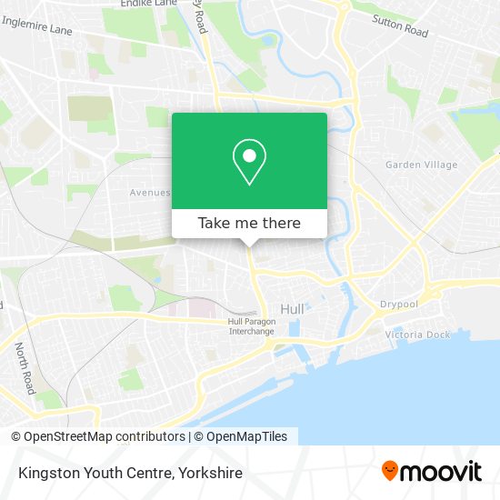 Kingston Youth Centre map