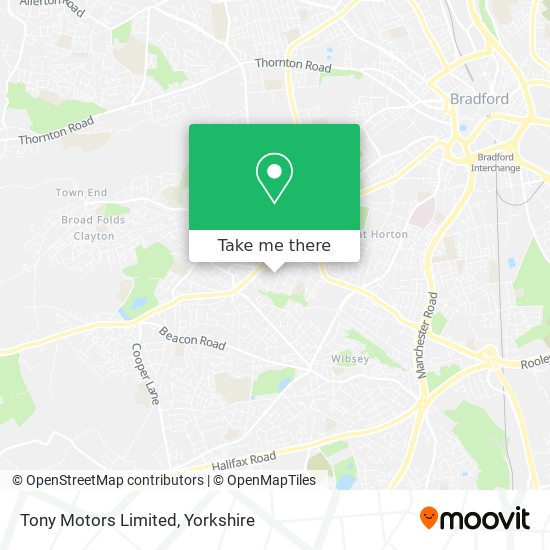 Tony Motors Limited map