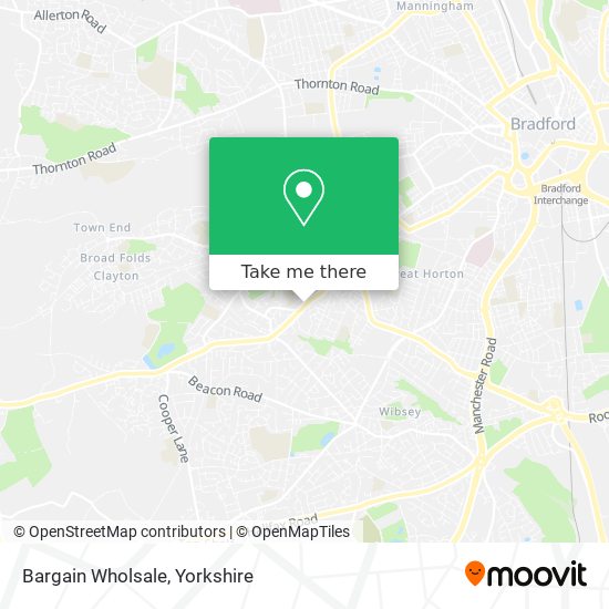 Bargain Wholsale map