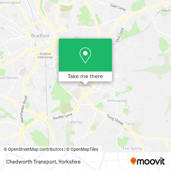 Chedworth Transport map