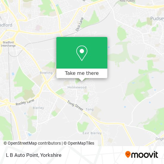 L B Auto Point map