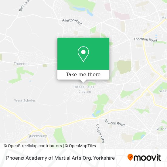 Phoenix Academy of Martial Arts Org map