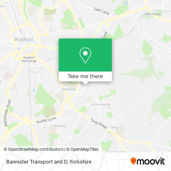 Bannister Transport and D map