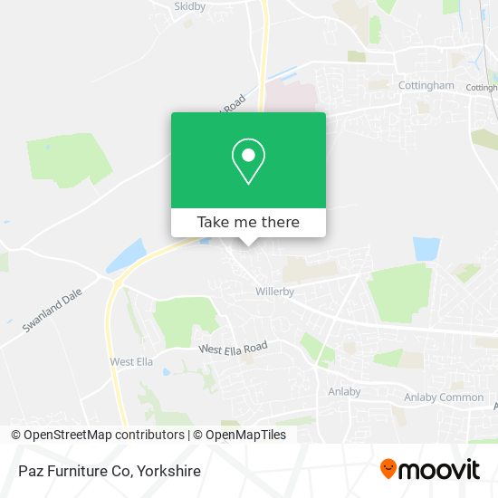 Paz Furniture Co map