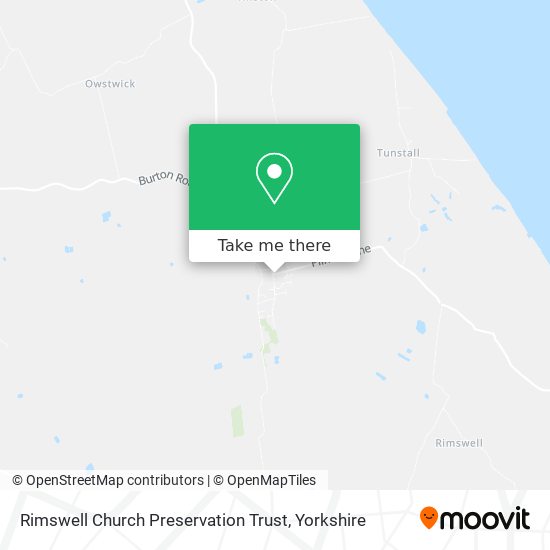 Rimswell Church Preservation Trust map