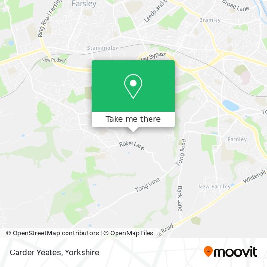 Carder Yeates map