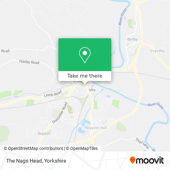 The Nags Head map