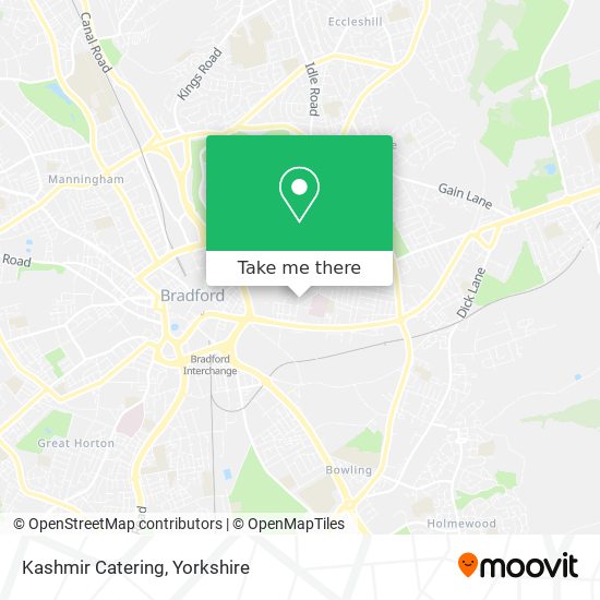 Kashmir Catering map