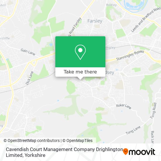 Cavendish Court Management Company Drighlington Limited map