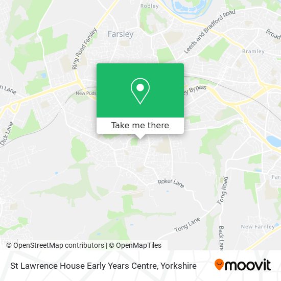 St Lawrence House Early Years Centre map