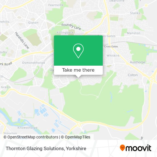 Thornton Glazing Solutions map