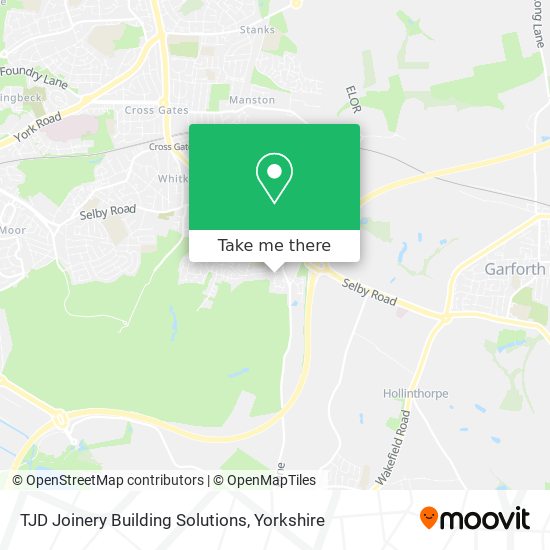 TJD Joinery Building Solutions map