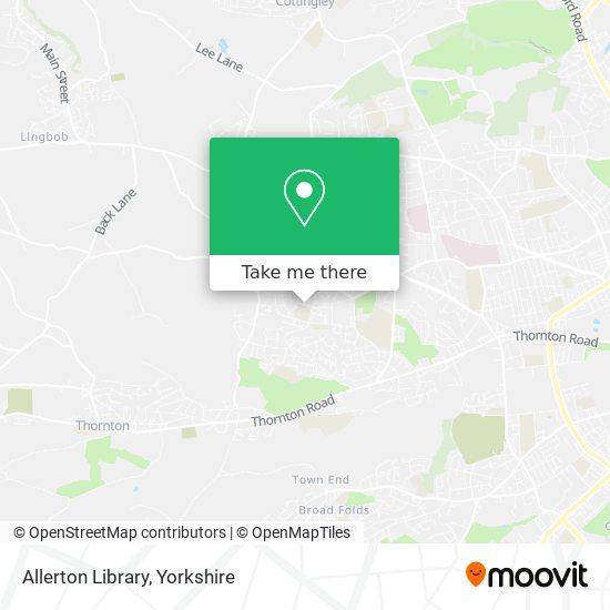 Allerton Library map