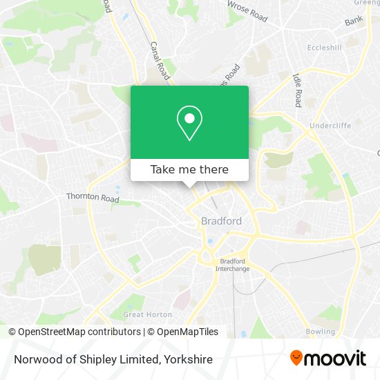 Norwood of Shipley Limited map